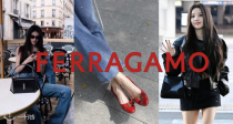 Ferragamo闪促全场5折！⚡️半价收封面同款红色平底鞋💃🏽€165收经典logo腰带！
