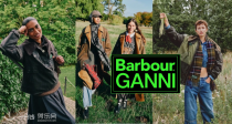 骨折价🤎💚Ganni X Barbour联名直接6折！ 联名羊绒围巾111€！✅一键解锁北欧风&英伦风！