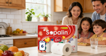 Sopalin Love 爱心厨房纸巾6卷仅3€收🔥浪漫心形压花，加厚强韧，厨房必备好物！