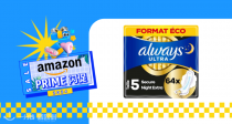 【Prime Day】Always64片超长款夜用13.35€！直接包邮到家，省心省力！囤货超划算！