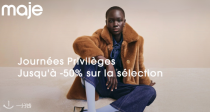 名媛请上车💐Maje官网私促开启低至5折！水钻针织开衫122€💎收围巾大衣、费尔岛毛衣等！
