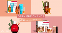 💥来抄底👊Clarins官网最后机会专区75折➕豪礼8件🎁双萃精华30ml礼盒仅80€！唇油24€！