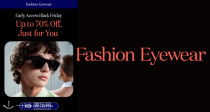 🤓Fashion Eyewear黑五提前1折起+叠9折！平光镜5€起🈶️5折香奶奶隐藏款速戳了解！