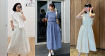 💐Uniqlo官网夏促「裙装合集」2折起！千鸟格半裙5.9€☁️亚麻半裙9.9€🤩平价又好穿！