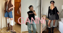 🍑Ganni全场骨折价1折起+叠9折！欧阳娜娜同款马甲€123！鬼马甜心少女💕