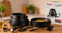 厨房锅具一步配齐❗Darty商城特福经典锅具8件套直降98€🍳从灶台到餐桌收纳都超方便！