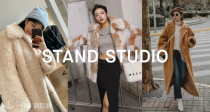 Stand Studio全场低至3折起+额外8折！96€入托特包🐻泰迪熊大衣180€🍪素皮羽绒€113