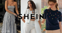 短袖6€‼️Shein抄底7折美衣🖤14€收格纹抹胸裙🔥还有香风上衣、睡衣套装等海量单品