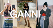 Ganni全场6折起+独家包邮！💗封面Savi同款大衣、西部靴针织背心包包全部6折！