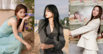 法式浪漫💐Claudie Pierlot官网私促5折起☁️奶黄花苞裙92€🤍收蔡秀彬同款条纹套装