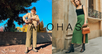 西班牙小众品牌Alohas品牌低至5折！美衣、鞋子、包包都在！96欧收绿色高跟绑带凉鞋👠