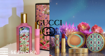 丝芙兰家⭐️上新Gucci新品彩妆咯！买口红💄送随身香！🎄圣诞限定口红绝美！