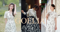 Goelia官网【🌼碎花合集】5折起+叠独家67折！泡泡袖上衣33€🖤新中式印花旗袍裙36€