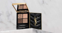 YSL【皮革眼影】独家7折➕送豪华10件💥新品也参加💝#100斯道拉绝色✨清冷仙贵感美哭！