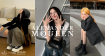 Alexander McQueen5折起+叠75折🧦112€收logo卡包、300€收粉尾小白鞋！围巾、链条包🈶！