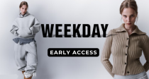 秋冬新品专区热卖📖Weekday官网学生8折！拉链夹克47€！仿皮手提包36€！🤎