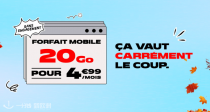 NRJ Mobile超高性价比2€起🌟4.99€享20G！8.99€享160G+5G信号！SIM卡1€！灵活又划算