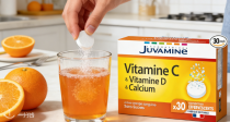 法亚国民保健品牌30片JUVAMINE维生素C/D泡腾片史低2€收！高效缓解身体疲劳💪提升日常活力！