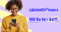 Cdiscount Mobile套餐4.99€起！特惠6.99€100G！9.99€200G！5G信号+SIM卡1€！