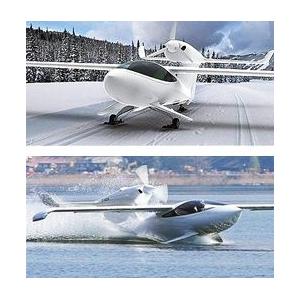 法国研制出”三栖“飞机：天上飞 水中游 雪地滑行